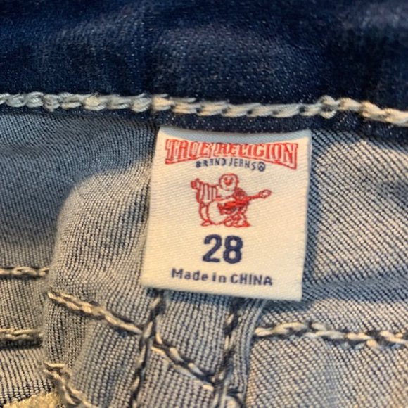 True Religion Skinny Jeans W/ Raw Edge Hem - Picture 9 of 9